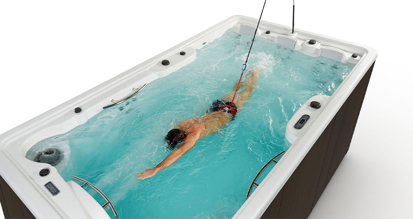 Piscina swimspa: solutia optima pentru aqua fitness si hidromasaj pe terasa casei tale