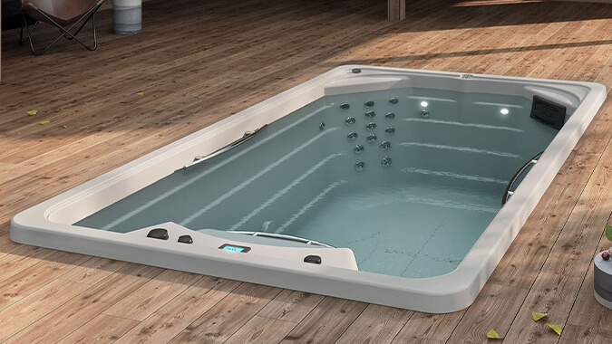 Piscine cu Jacuzzi - Compact Pool In-ground