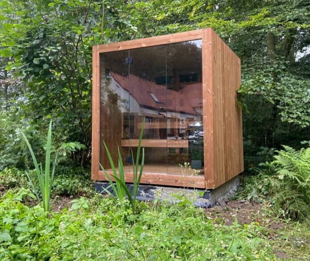 sauna uscata PUU fara overhang din profil